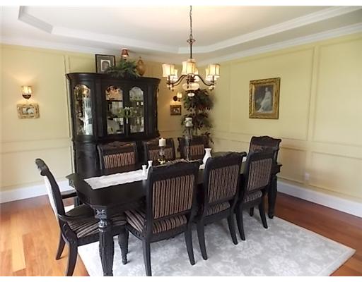 2 Whitman Way Lincoln, RI 02865 - Photo 5 of 20 Exterior Front. Formal dining/tray ceiling, wainscotting, crown moldings.