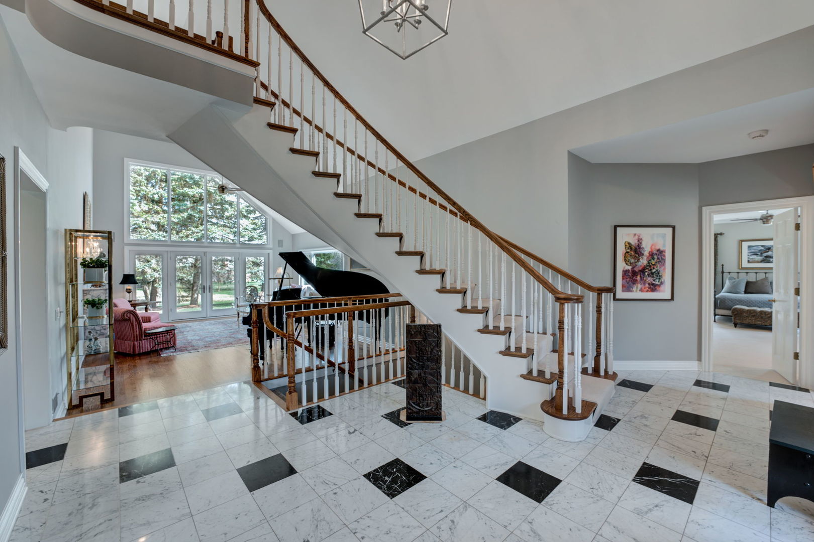 791 South Ridge Road Lake Forest, IL 60045 - Photo 2 of 40 a view of entryway livingroom and hall with wooden floor