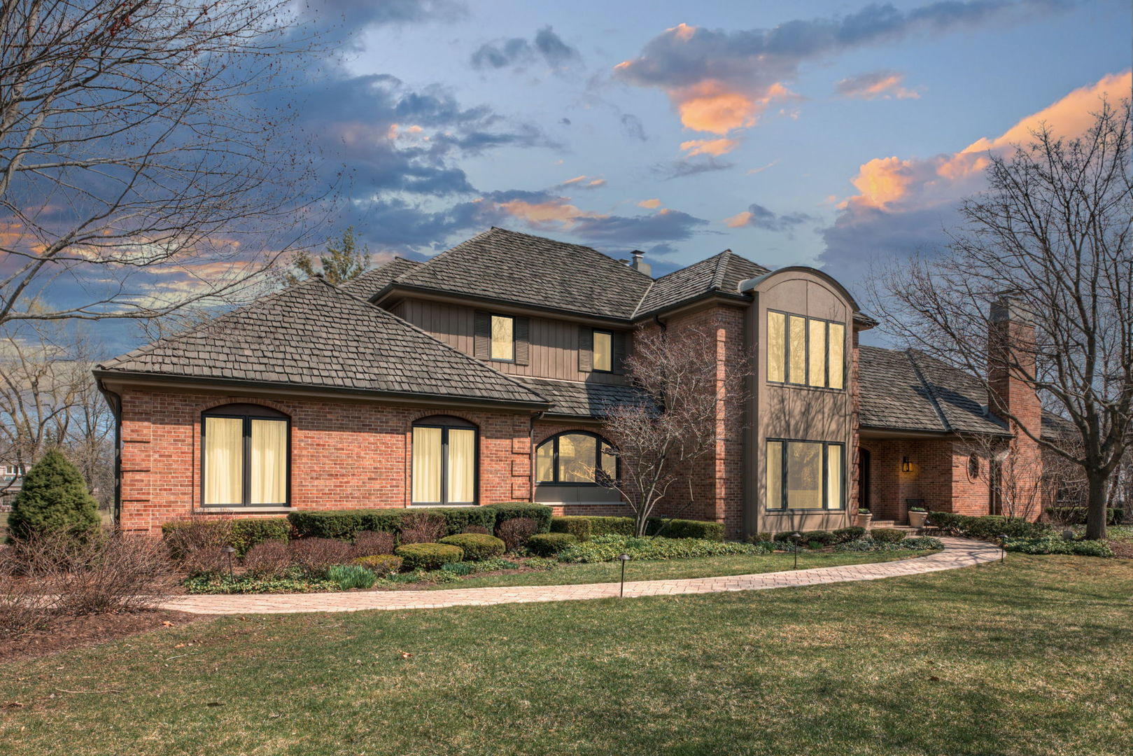 791 South Ridge Road Lake Forest, IL 60045 - Photo 37 of 40 a front view of a house with a yard