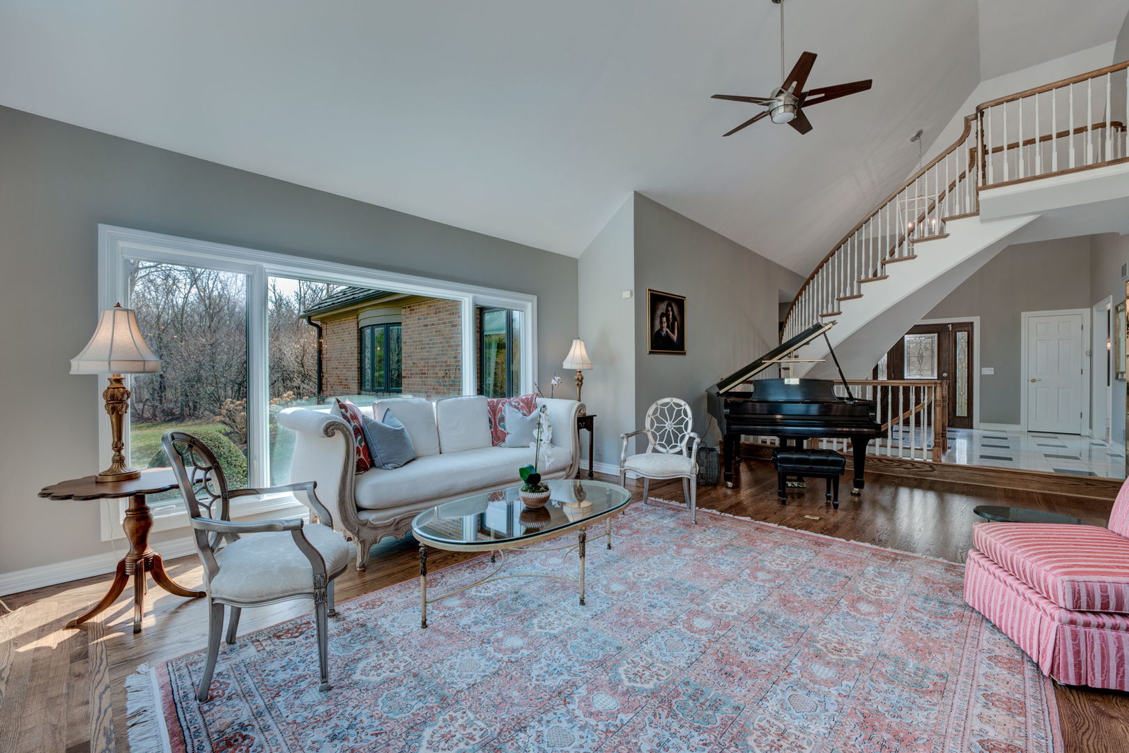 791 South Ridge Road Lake Forest, IL 60045 - Photo 6 of 40 a living room with furniture and a piano