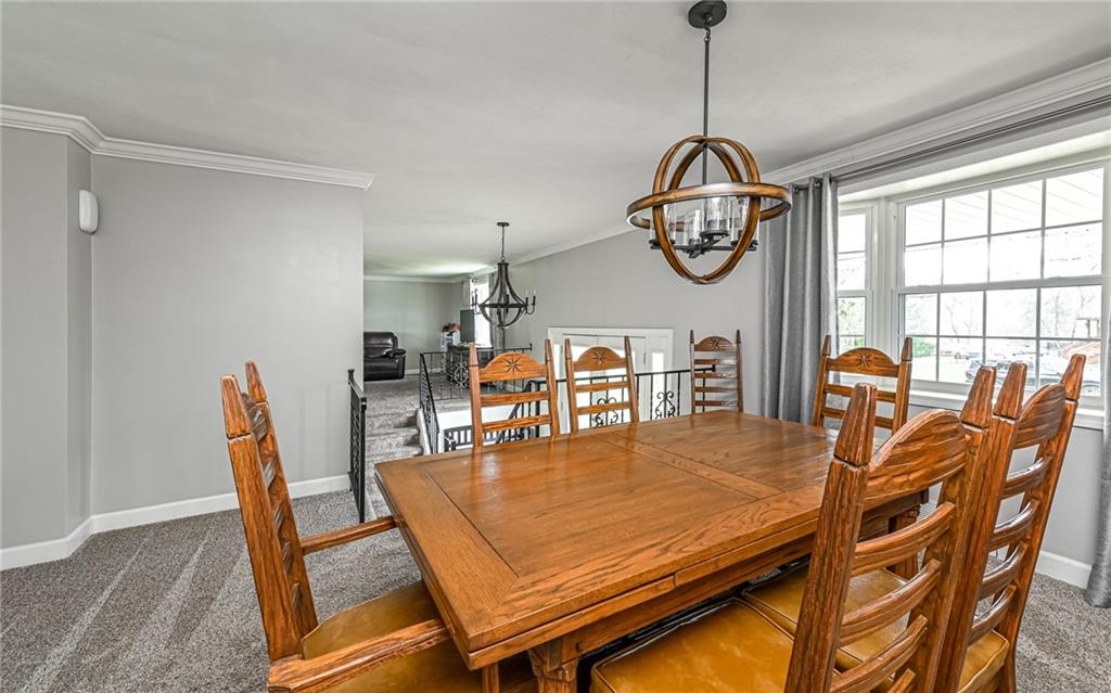 27 Kaufman Road Gibsonia, PA 15044 - Photo 18 of 41 Dining Room and Living Room on the opposite side are flooded with natural light thanks to the large front windows