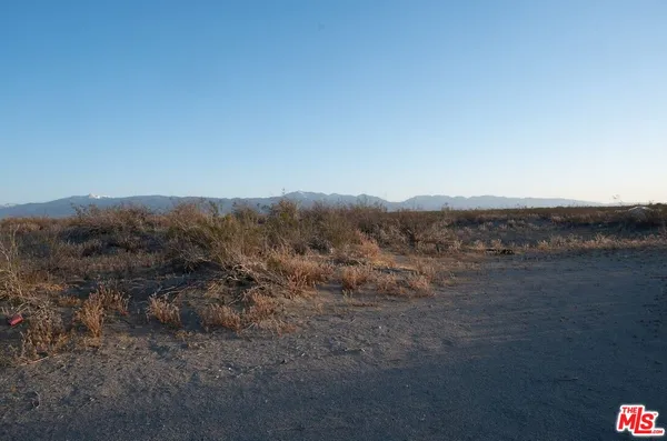 a view of an outdoor space and mountain view