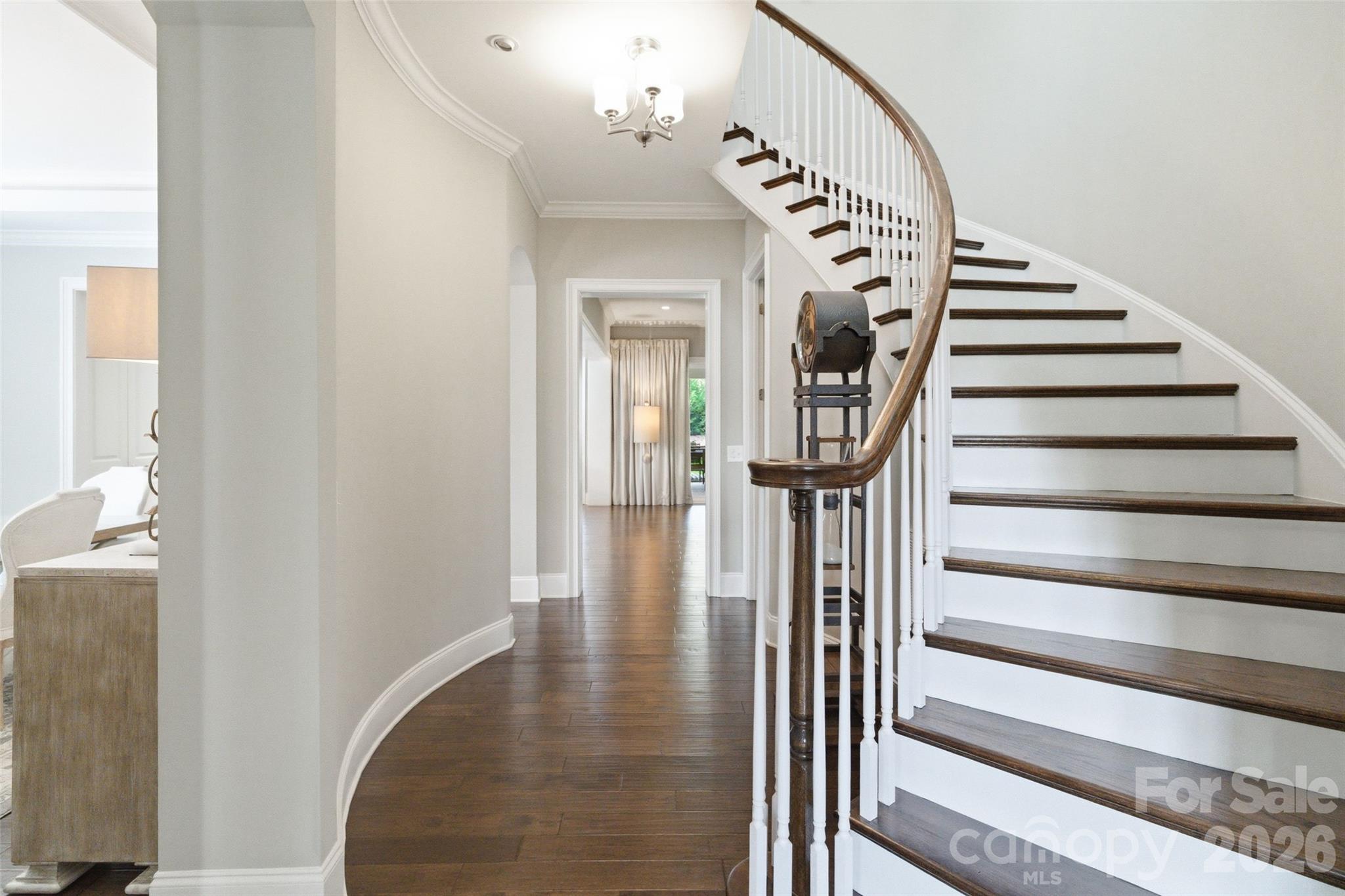 3097 Sherman Drive Lancaster, SC 29720 - Photo 28 of 48 a view of a hallway with wooden floor and entryway