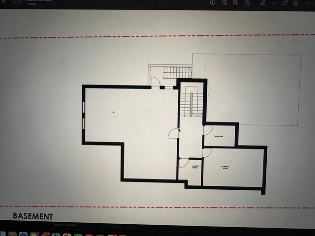 a picture of a bathroom with a sink and a mirror