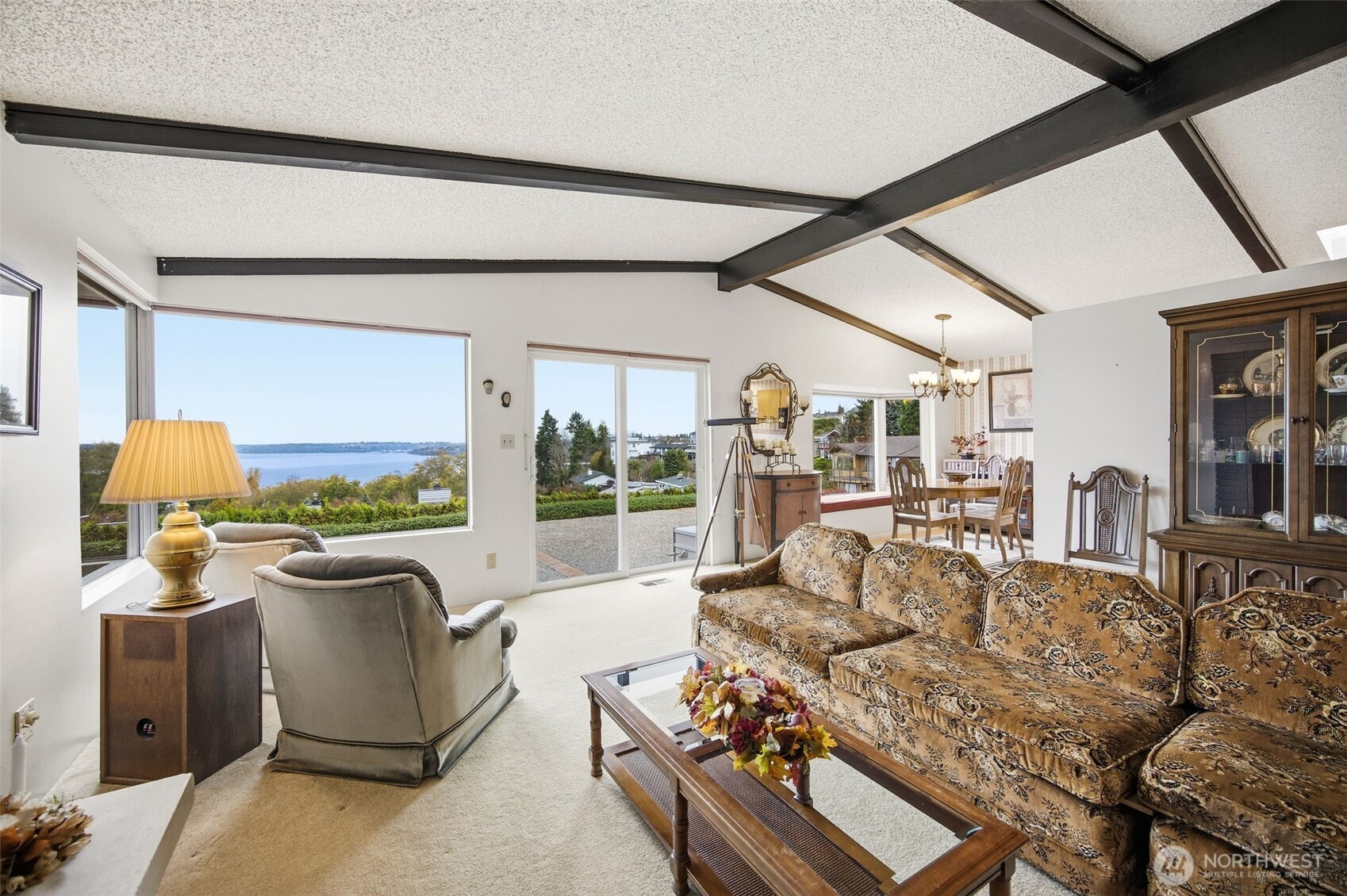 204 Southwest 298th Place Federal Way, WA 98023 - Photo 13 of 31 a living room with fireplace furniture and a large window