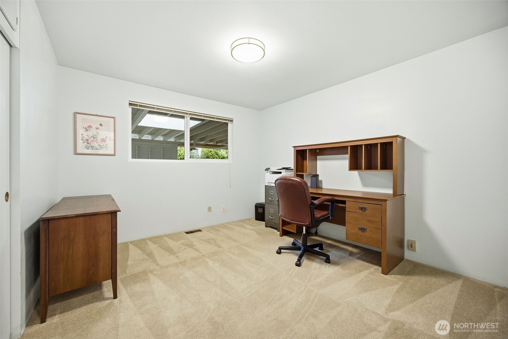 204 Southwest 298th Place Federal Way, WA 98023 - Photo 21 of 31 a view of a workspace with furniture and a window