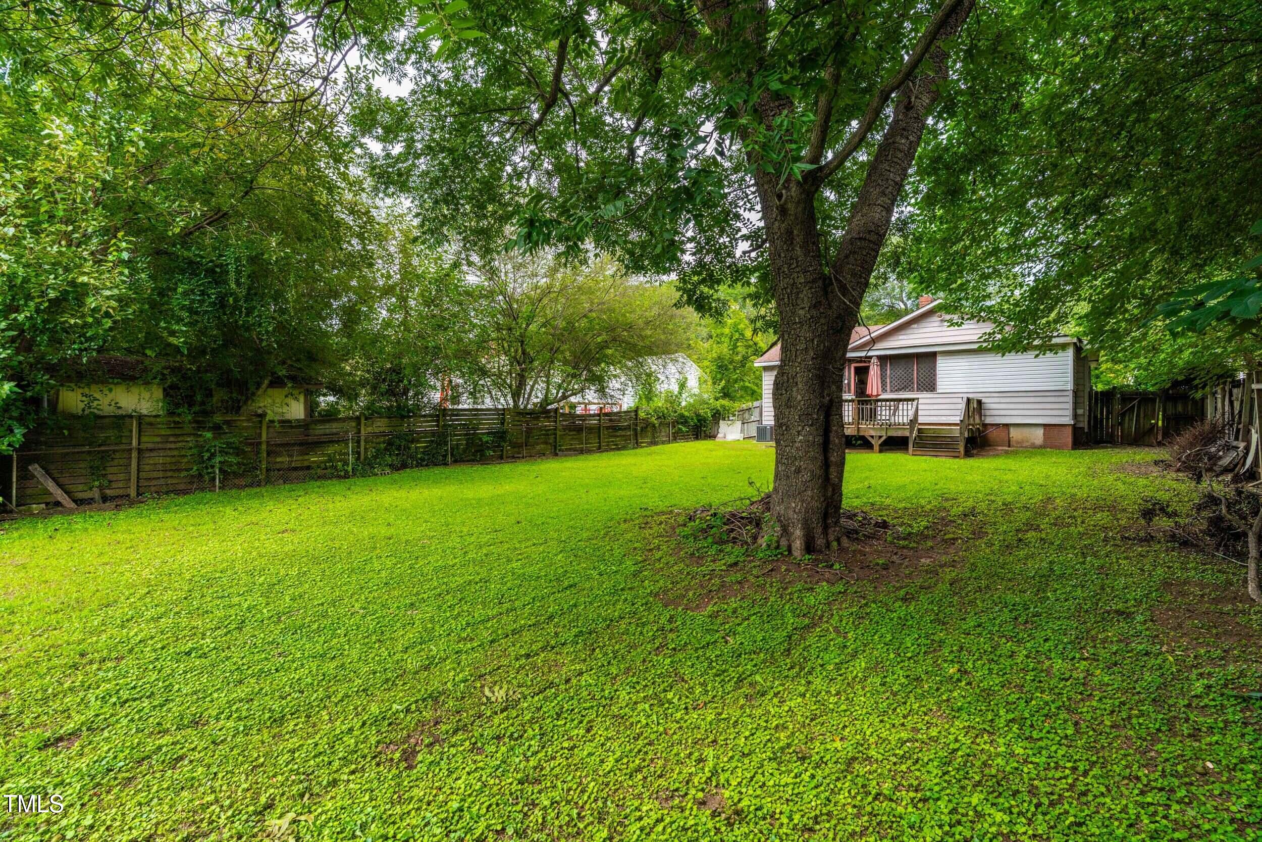 1317 Curfman Street Raleigh, NC 27603 - Photo 9 of 29 a view of a house with backyard and a tree