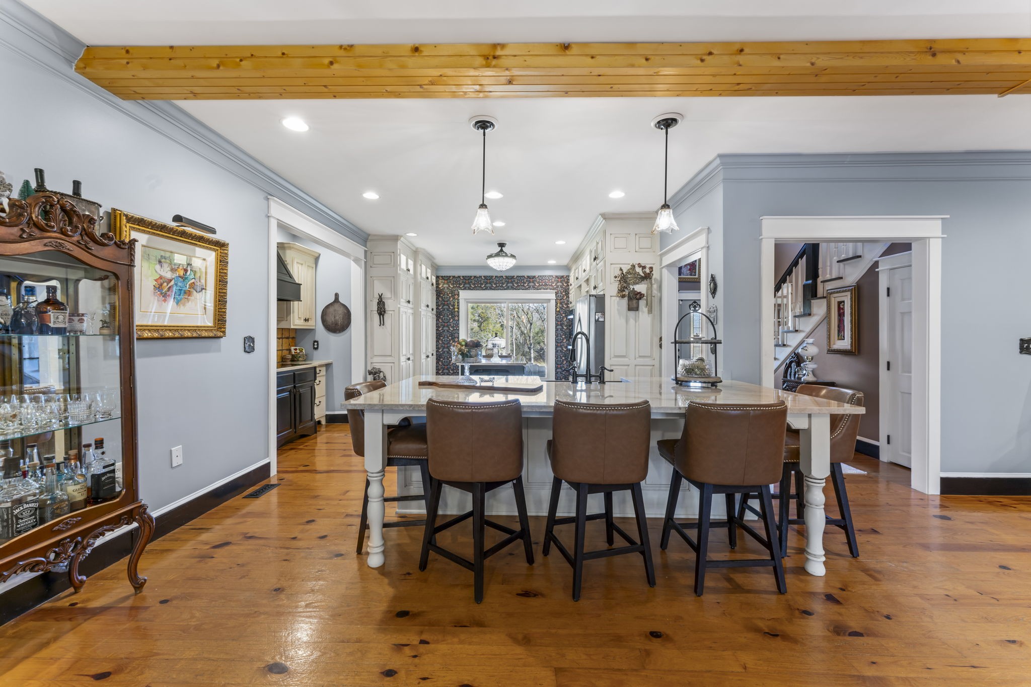 4701 Browns Mill Road Lascassas, TN 37085 - Photo 19 of 89 a view of a dining room with furniture and wooden floor