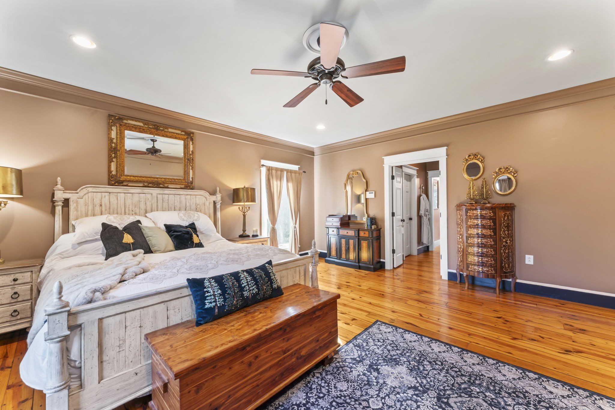4701 Browns Mill Road Lascassas, TN 37085 - Photo 34 of 89 a living room with furniture and wooden floor