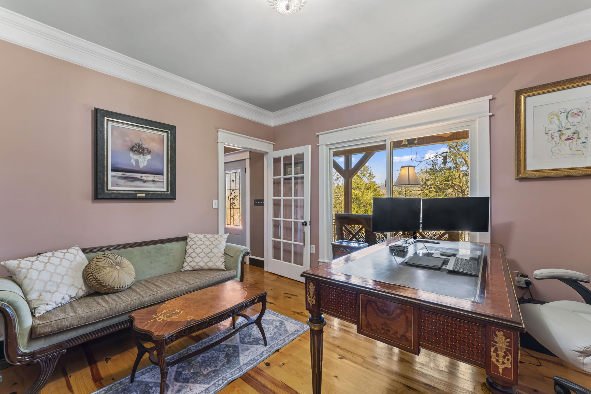 4701 Browns Mill Road Lascassas, TN 37085 - Photo 40 of 89 a living room with furniture and a flat screen tv