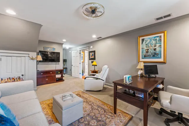 a view of swimming pool with a yard