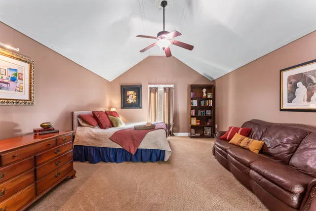 a view of a city and mountains