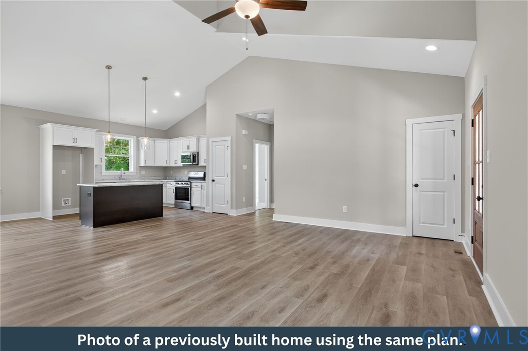 Tbd Lot E Briery Way Road Farmville, VA 23901 - Photo 3 of 13 Open Concept, LVP Flooring, Ceiling Fan