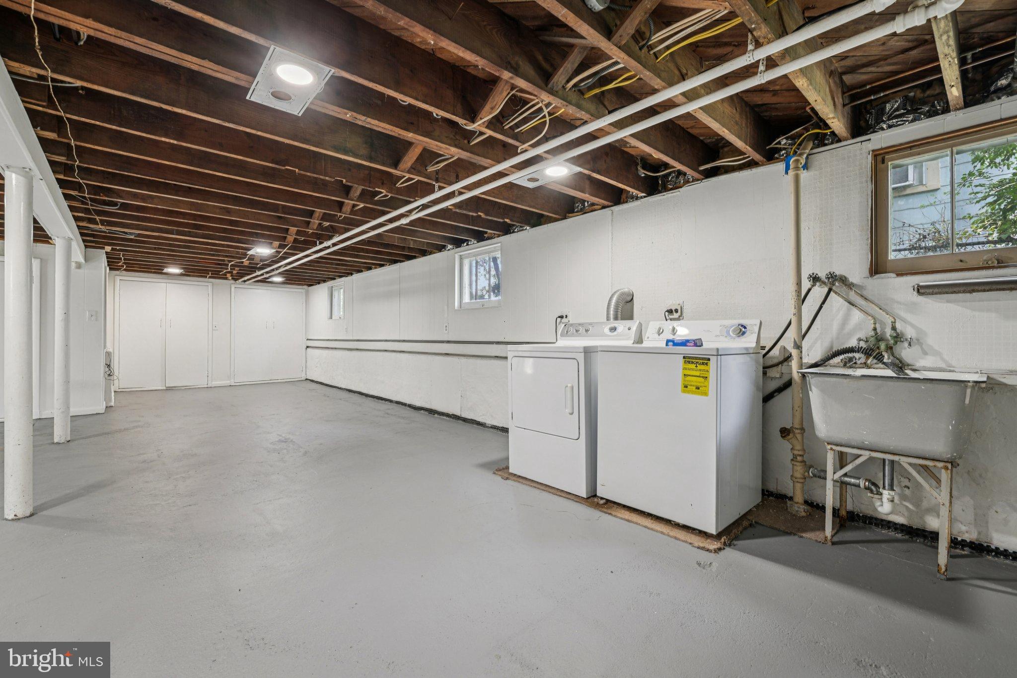 6907 Moyer Avenue Baltimore, MD 21234 - Photo 31 of 48 Spacious basement with laundry facilities.