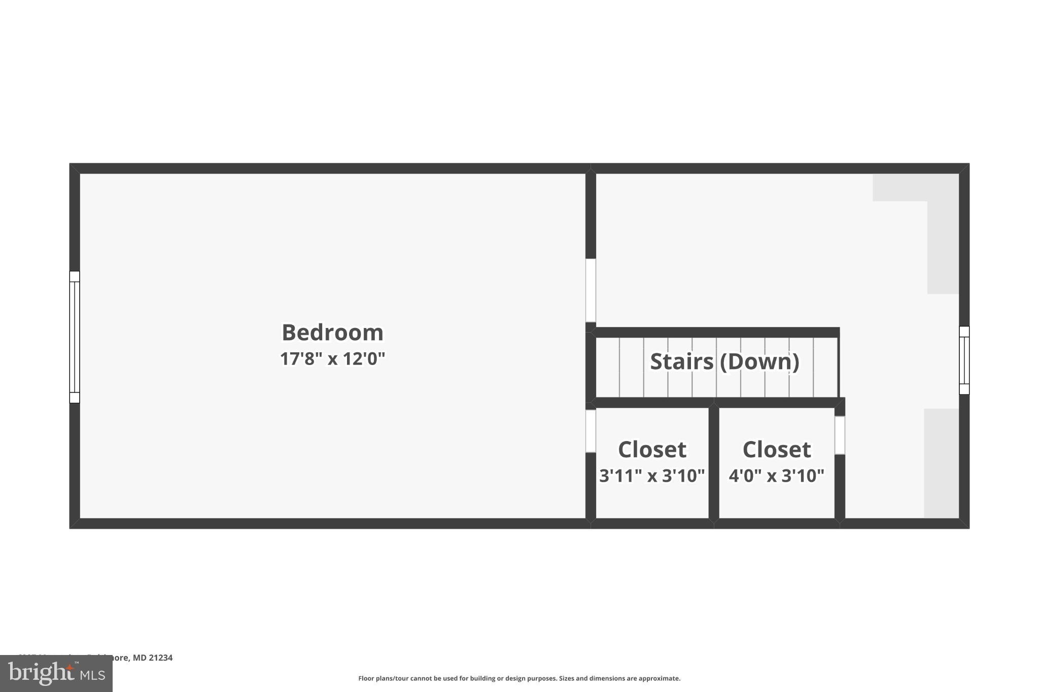 6907 Moyer Avenue Baltimore, MD 21234 - Photo 46 of 48 Spacious bedroom layout with ample storage.