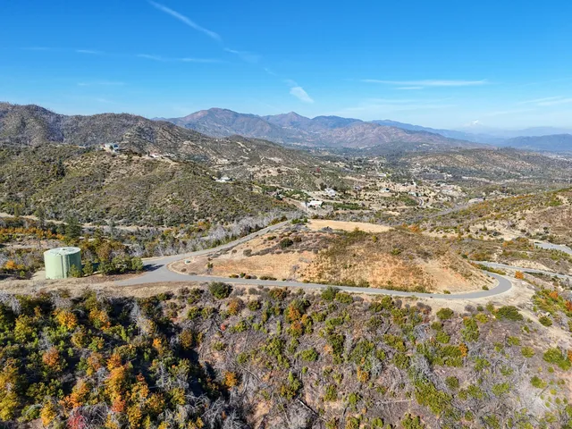 a view of city and mountain