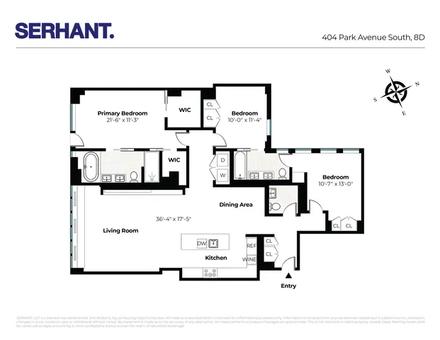 $3,595,000 | 404 Park Avenue South, Unit 8/D | NoMad