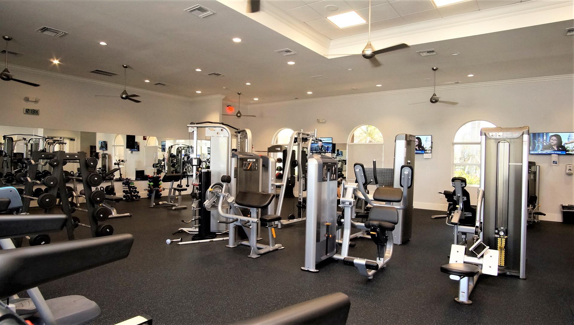 4688 Manderly Drive Wellington, FL 33449 - Photo 51 of 55 a view of a room with gym equipment