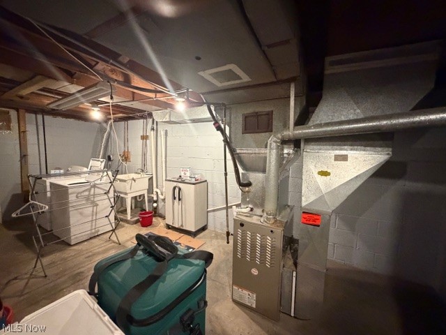 35180 Solon Road Solon, OH 44139 - Photo 25 of 33 Utilities with washing machine and dryer