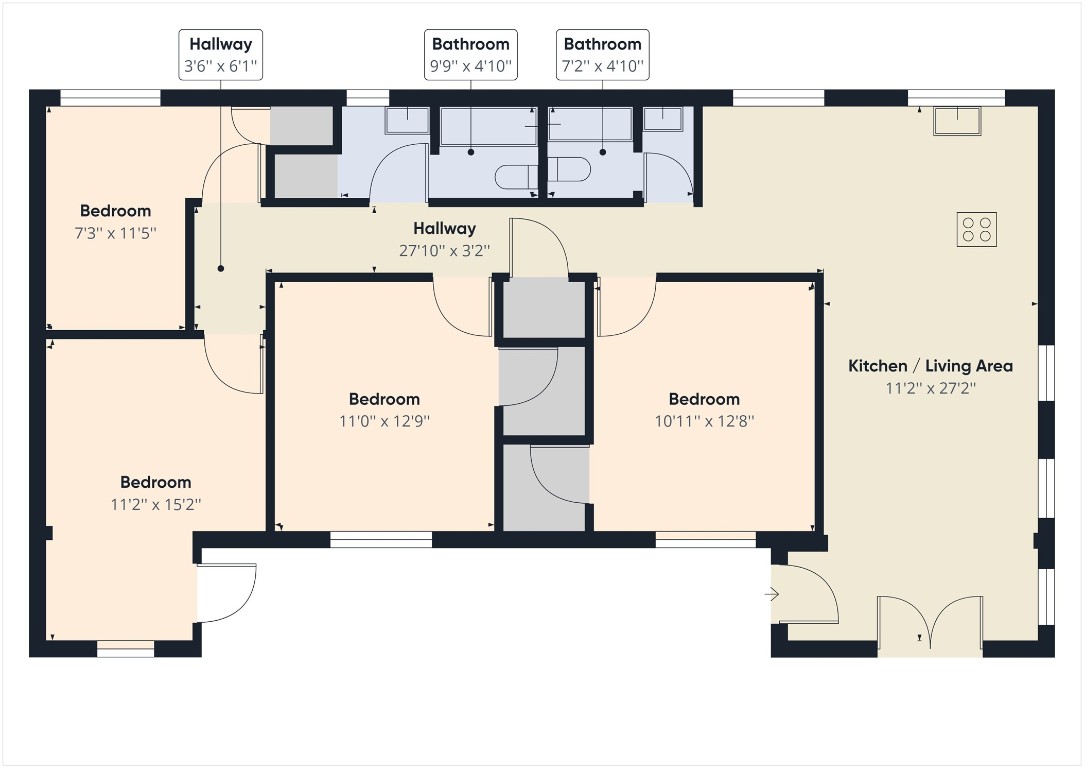 915 Keith Lane, Unit 103 Austin, TX 78705 - Photo 17 of 17 a picture of a bench in a white wall
