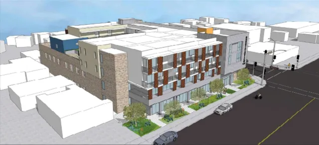 a view of a balcony with an outdoor seating