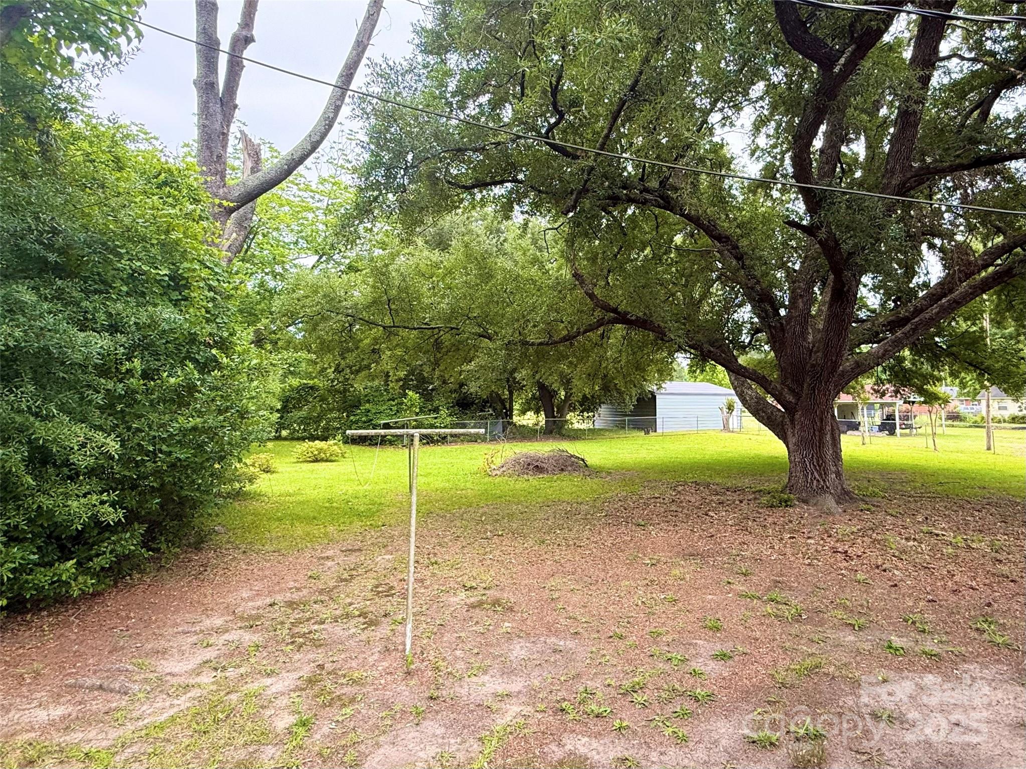 101 Windsor Drive Cheraw, SC 29520 - Photo 5 of 17 a view of a backyard with large trees