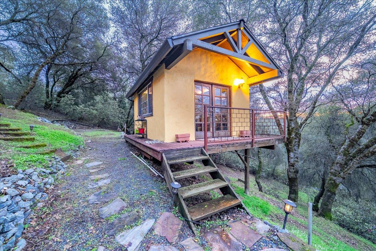 2244 Windmill Court Cool, CA 95614 - Photo 35 of 73 a view of a house with backyard and trees