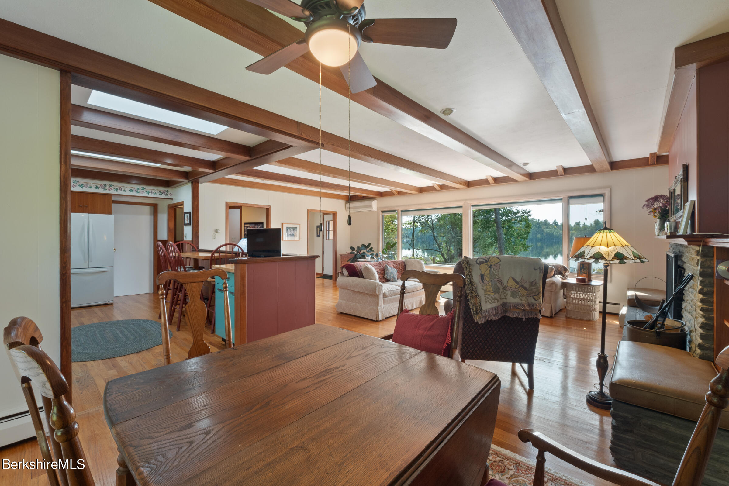 61 Bramble Lane Lenox, MA 01240 - Photo 42 of 42 a view of a dining room with furniture window and outside view