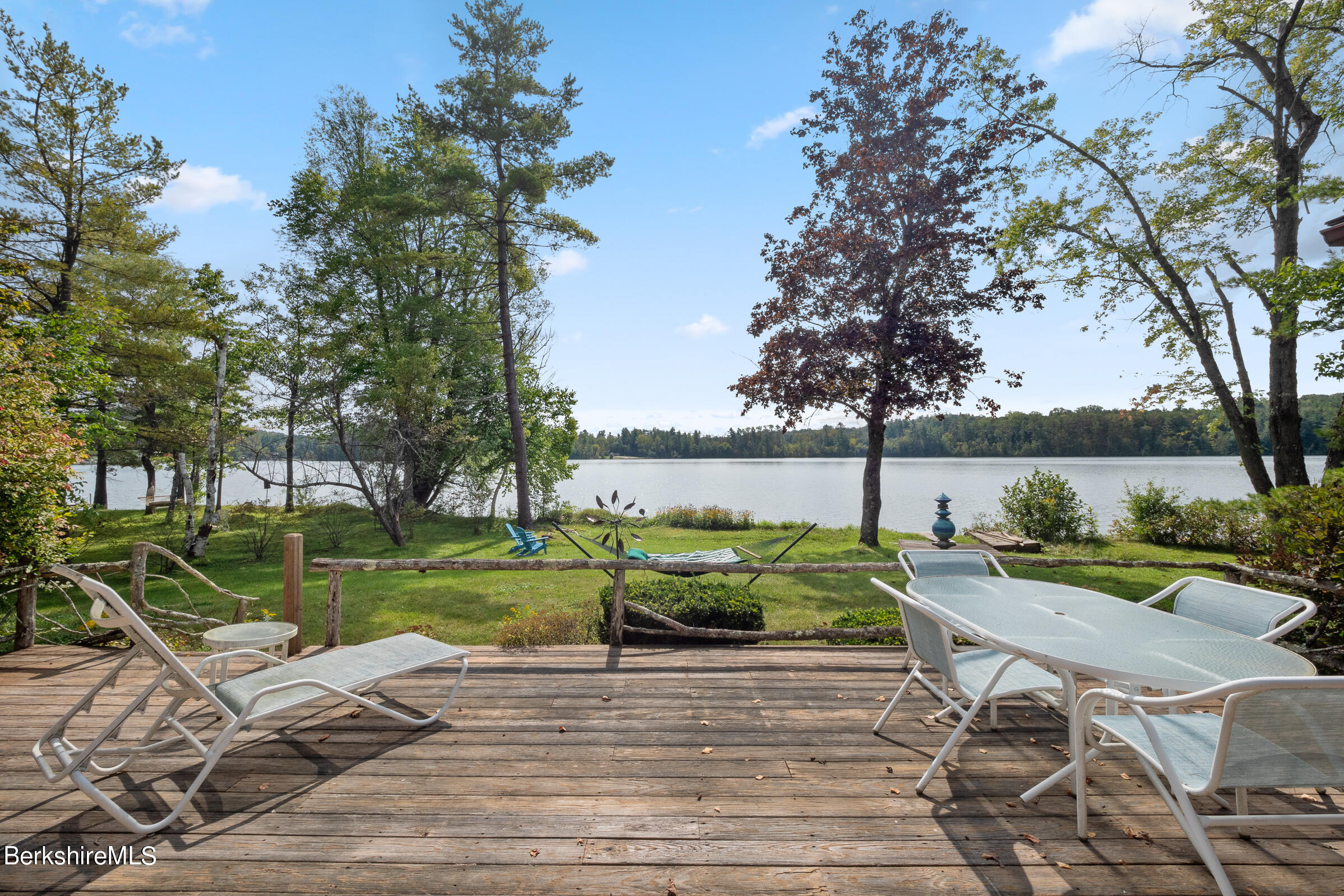 61 Bramble Lane Lenox, MA 01240 - Photo 31 of 42 a garden view with a seating space