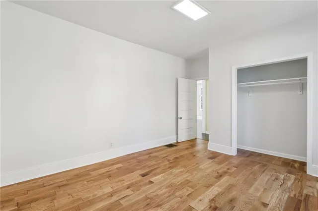 a view of an empty room