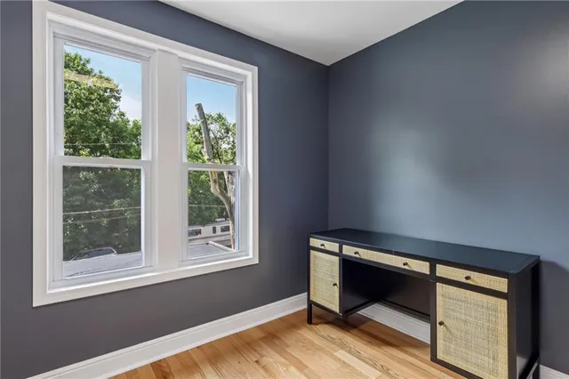 a room with a window