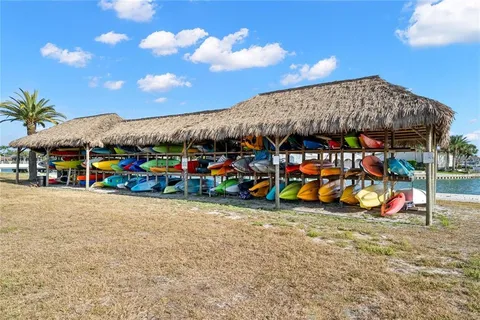 a view of wooden floor with a lake