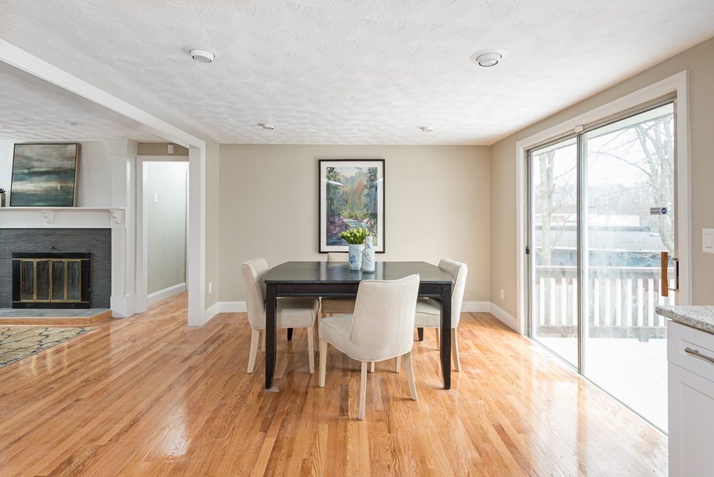 299 Center Street Randolph, MA 02368 - Photo 10 of 32 a view of a dining room with furniture window and wooden floor