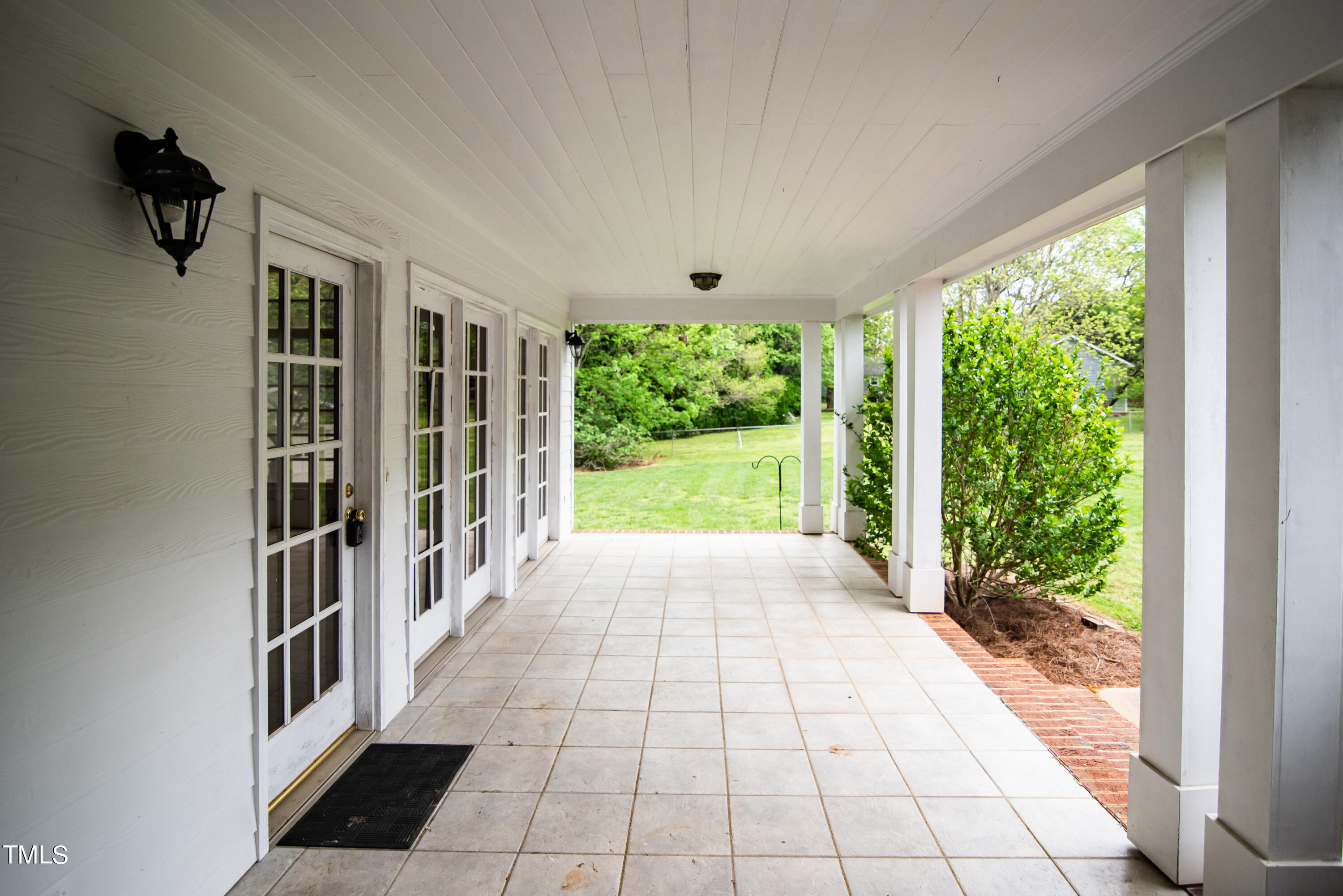 6700 Valley Lake Drive Raleigh, NC 27612 - Photo 20 of 23 a view of a garden from a windows