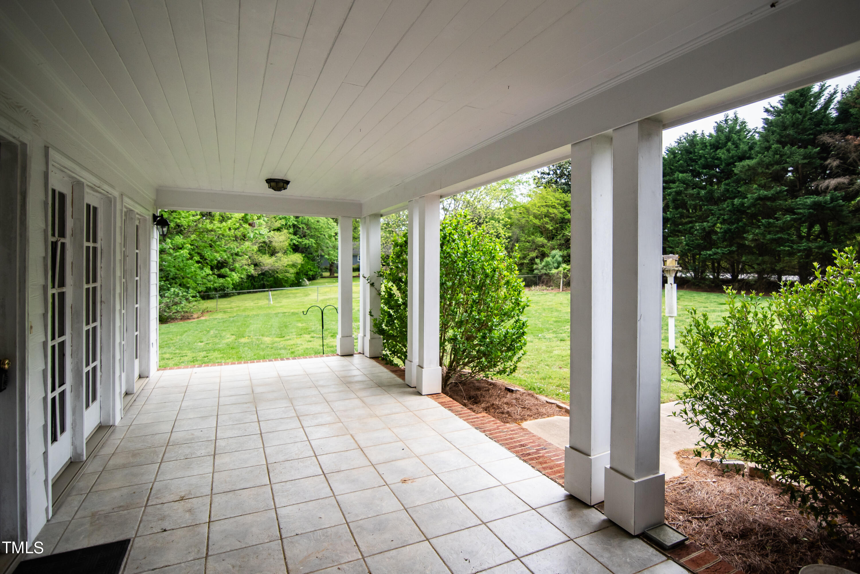 6700 Valley Lake Drive Raleigh, NC 27612 - Photo 21 of 23 a view of a garden from a windows