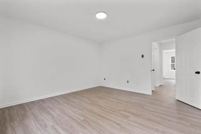 wooden floor in a room