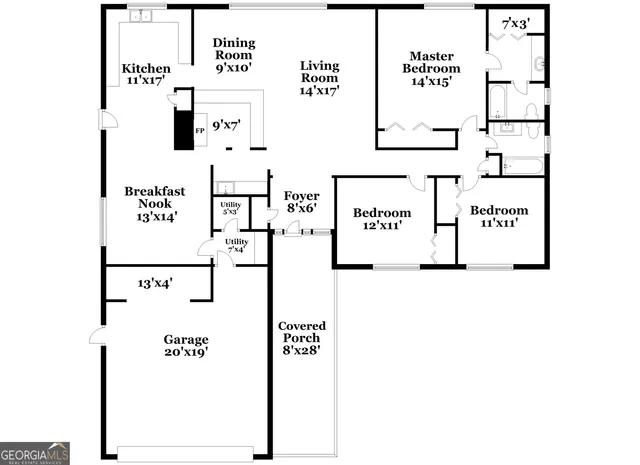 $1,820 | 749 Post Rd Lane, Stone Mountain, GA 30088