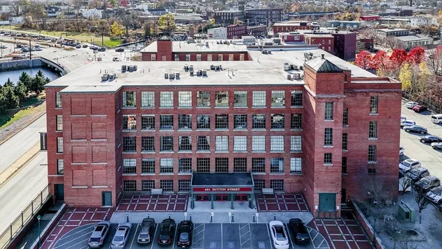 a view of a lake and a city view