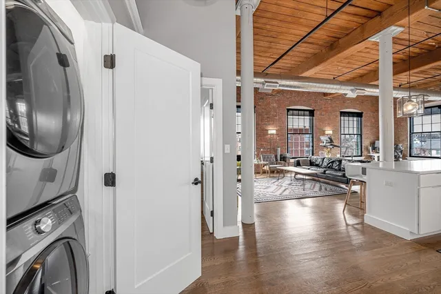 a view of a city and tall buildings