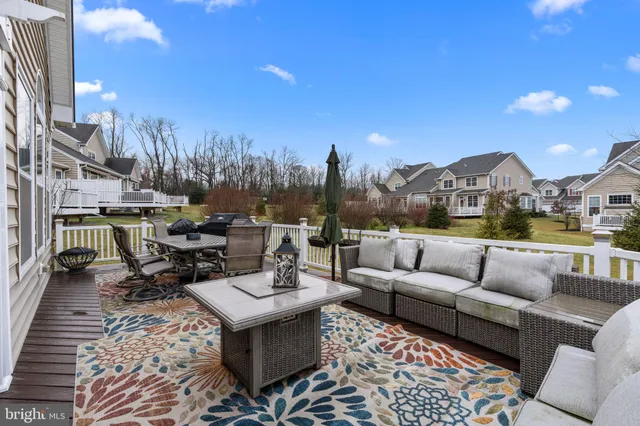 a view of porch with seating space