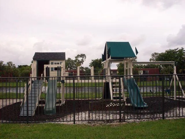 a view of a deck with a garden