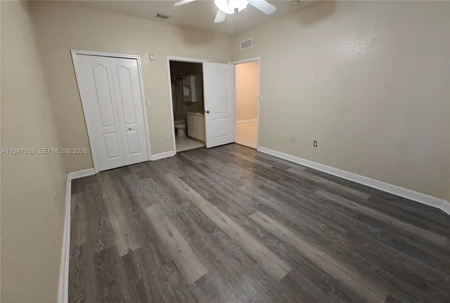 wooden floor in an empty room