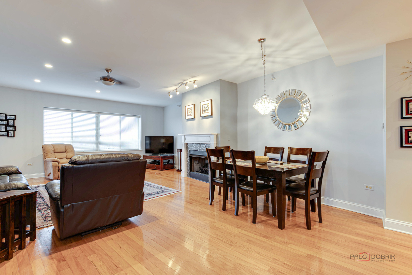 125 North Buffalo Grove Road, Unit 306 Buffalo Grove, IL 60089 - Photo 5 of 19 a view of a dining room with furniture window and wooden floor