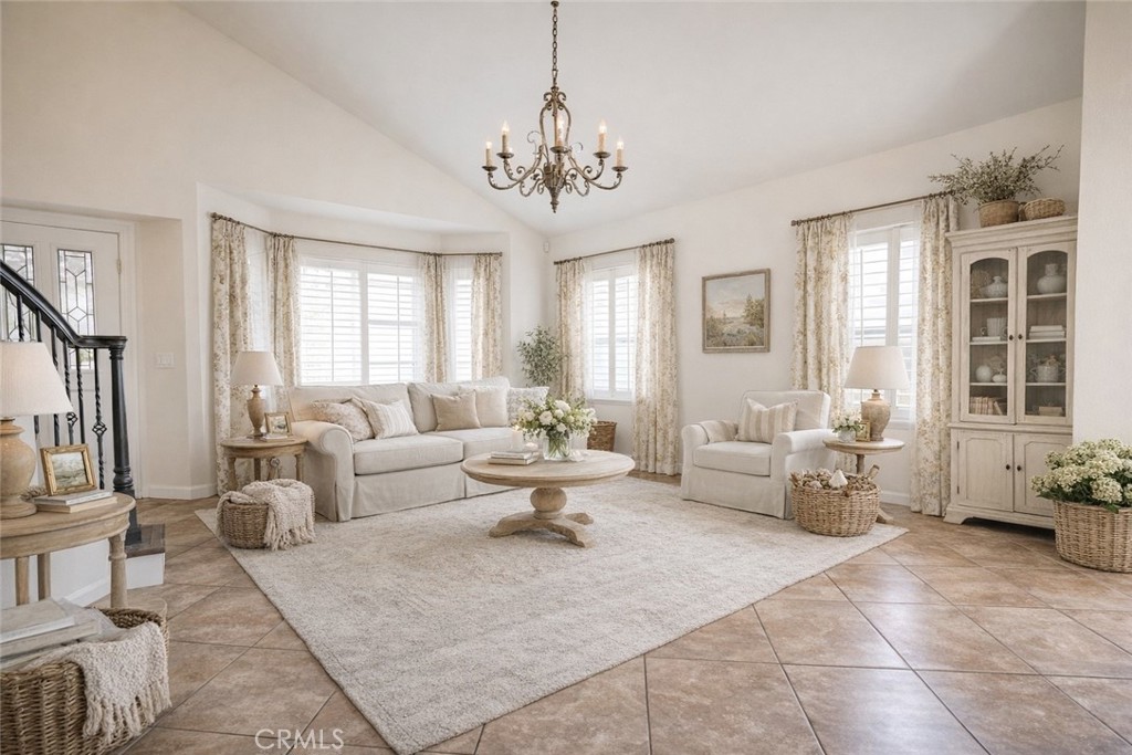 19530 Chinotto Lane Riverside, CA 92508 - Photo 7 of 50 Living Room with Bay Window(Virtually Staged)