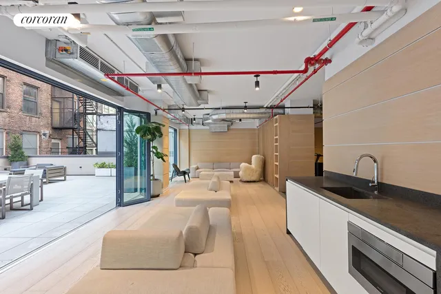 a very nice looking room with a large window