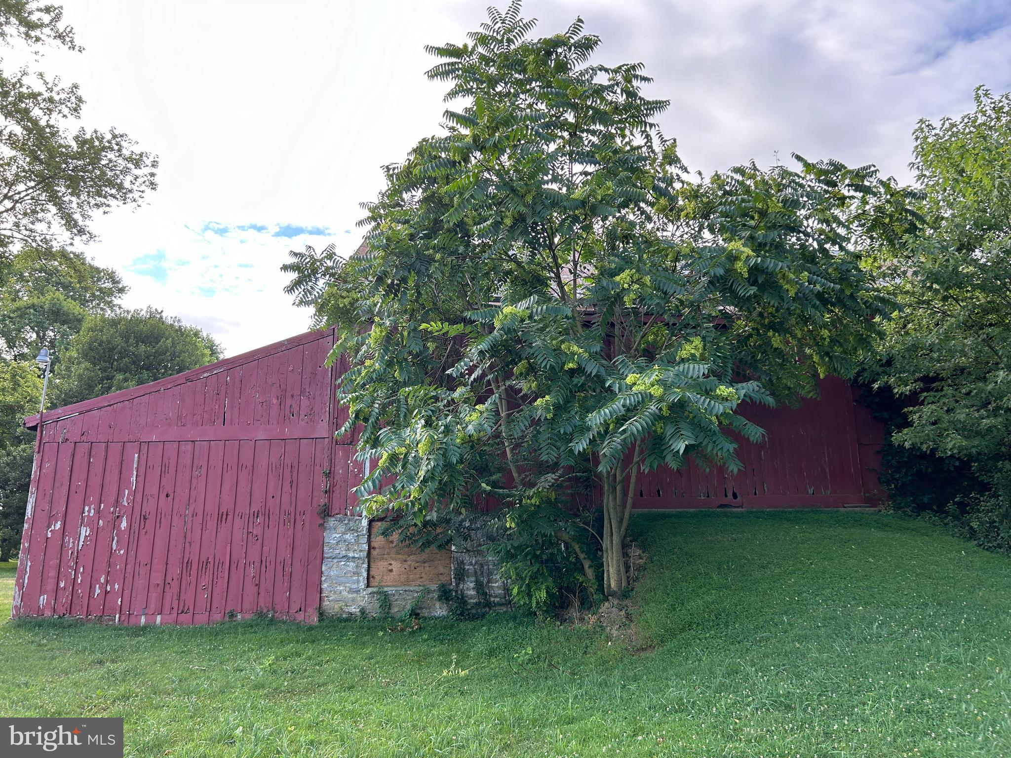 8826 Old Willowbrook Road Frederick, MD 21702 - Photo 10 of 14 a view of backyard with potted plants and wooden fence