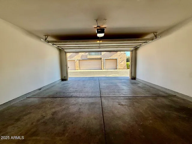 a view of a hallway with staircase