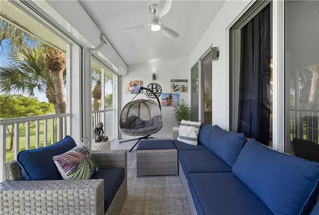 a room with a couch and a table