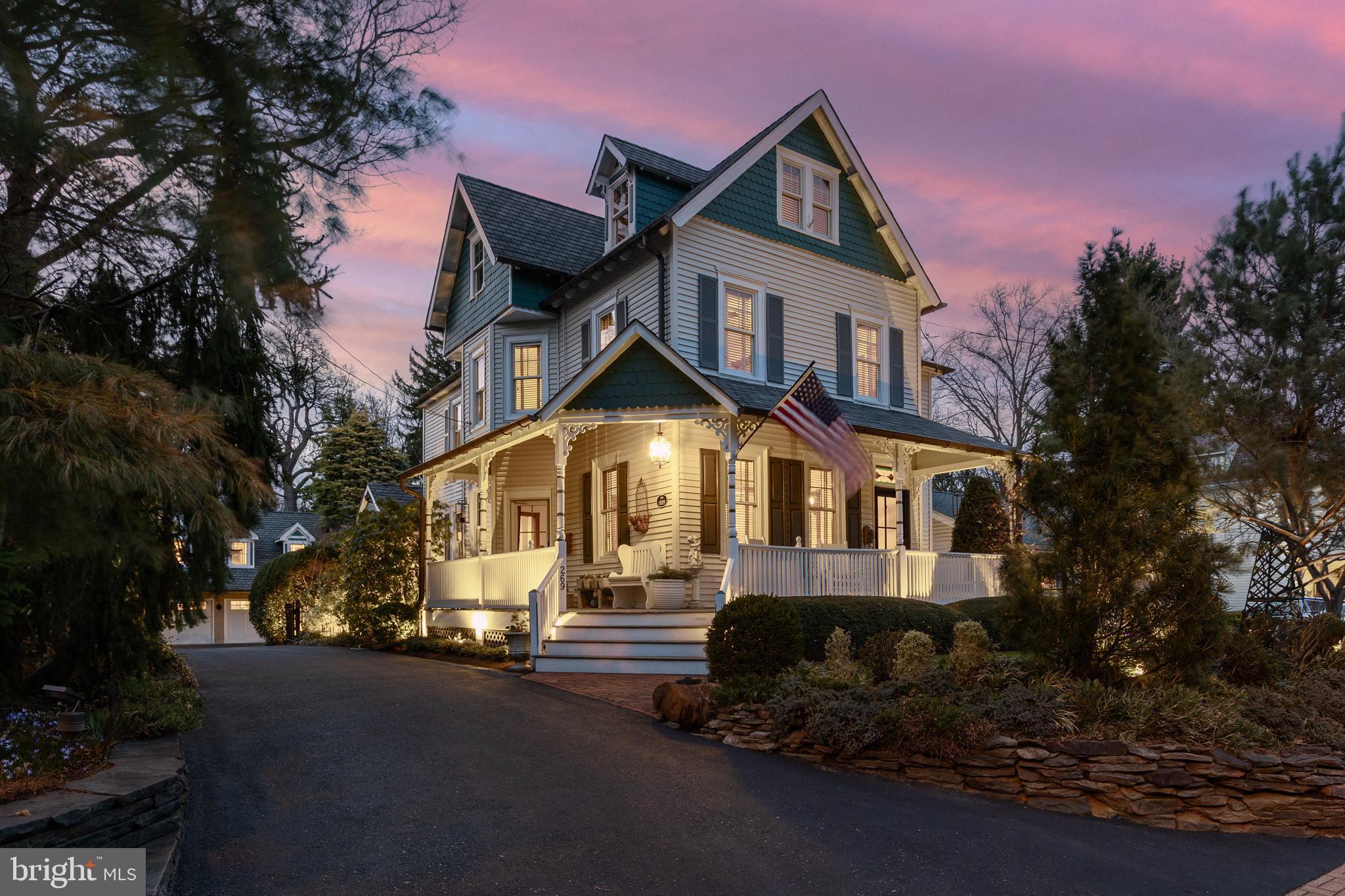 269 East 3rd Street Moorestown, NJ 08057 - Photo 1 of 52 a front view of a house with a yard and garage