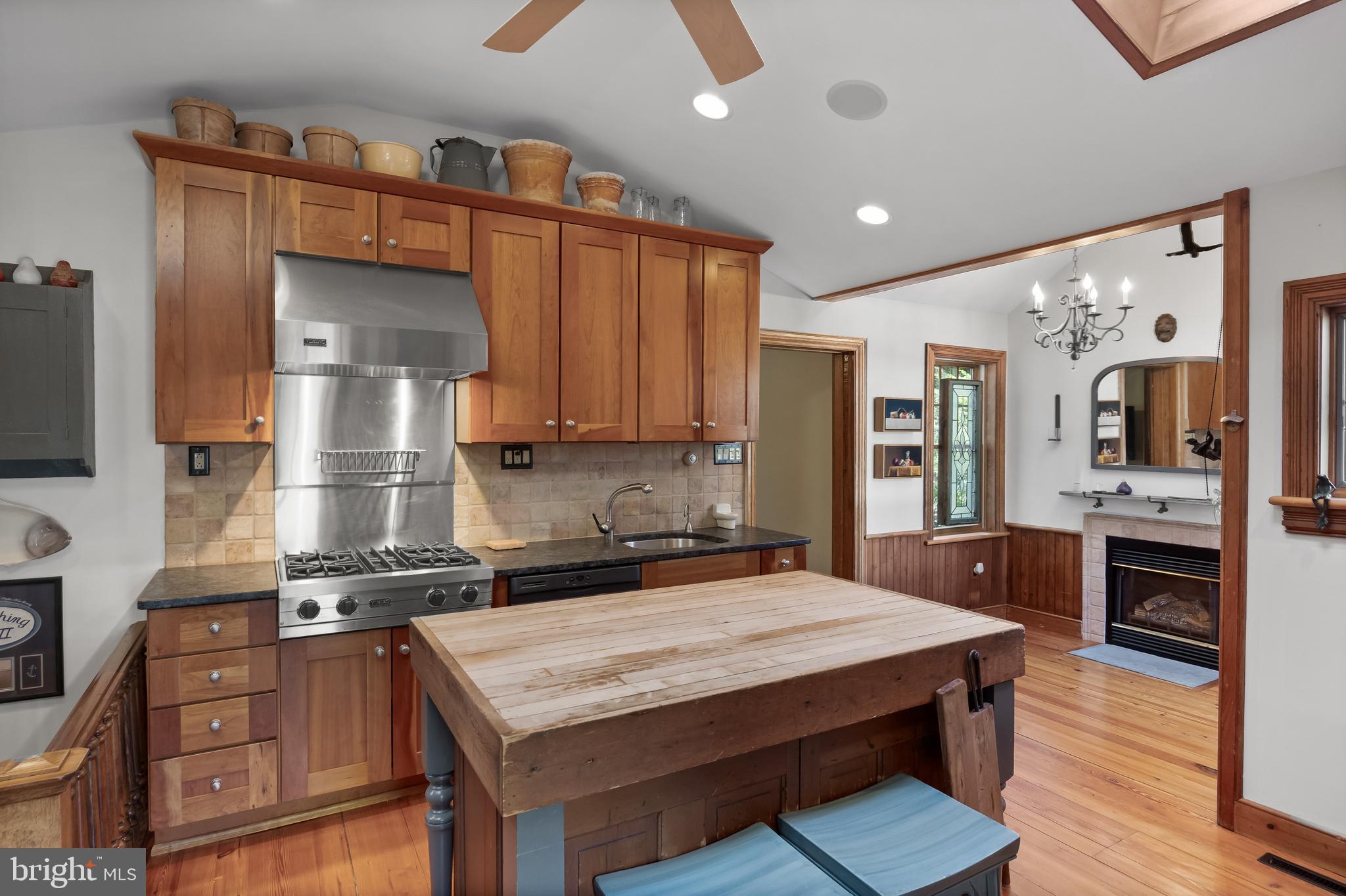 269 East 3rd Street Moorestown, NJ 08057 - Photo 19 of 52 a kitchen with a appliances a sink cabinets and wooden floor